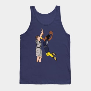 Ja Morant Dunks on Jakob Poeltl Tank Top